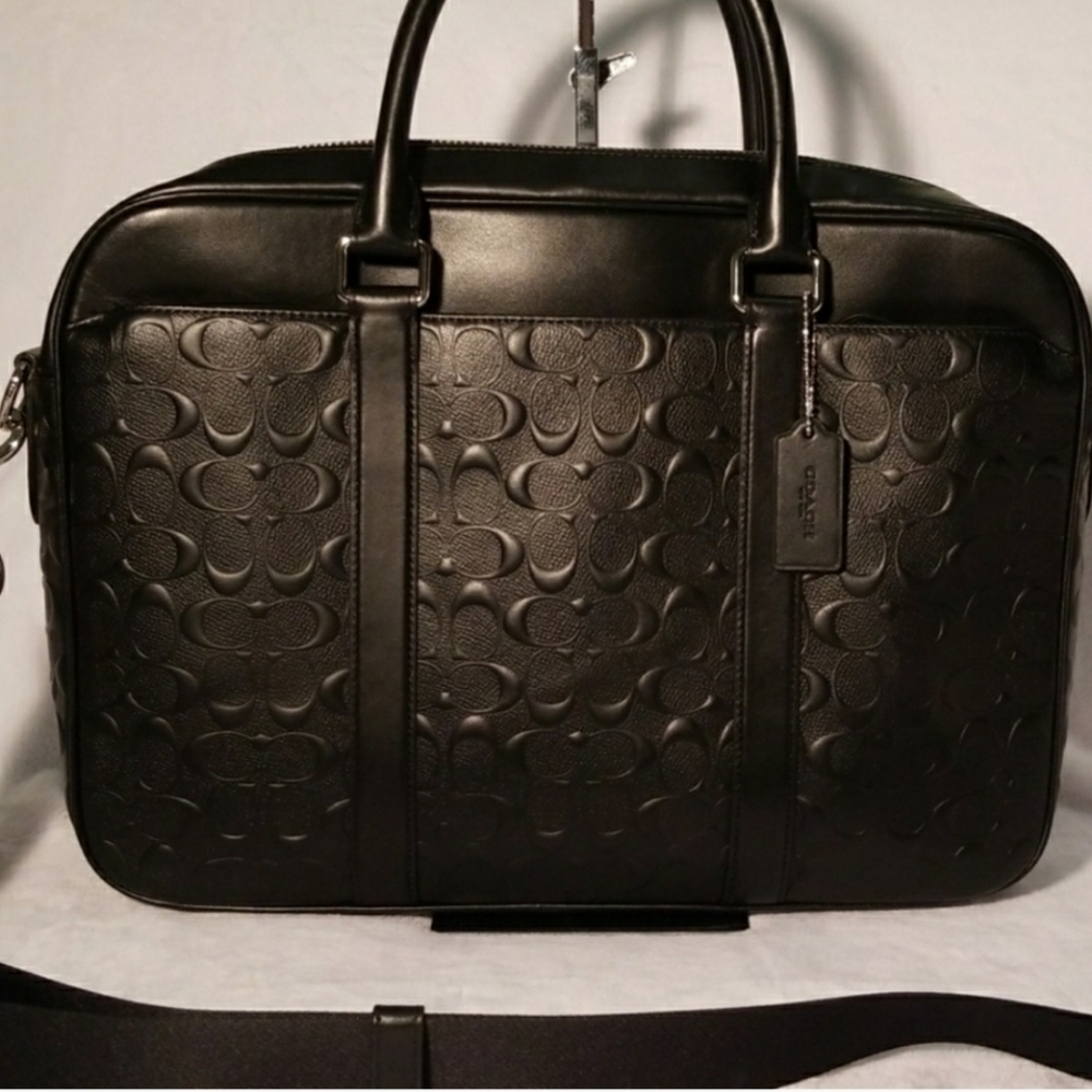 Coach laptop bag, briefcase,  black NWT